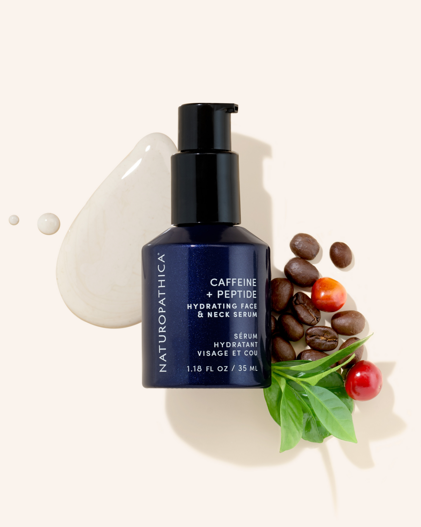 Naturopathica Caffeine & Peptide Hydrating Face & Neck Serum